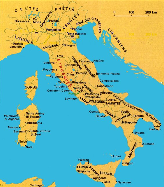Quelques peuples italiques documentés...(1. Les Ombriens)