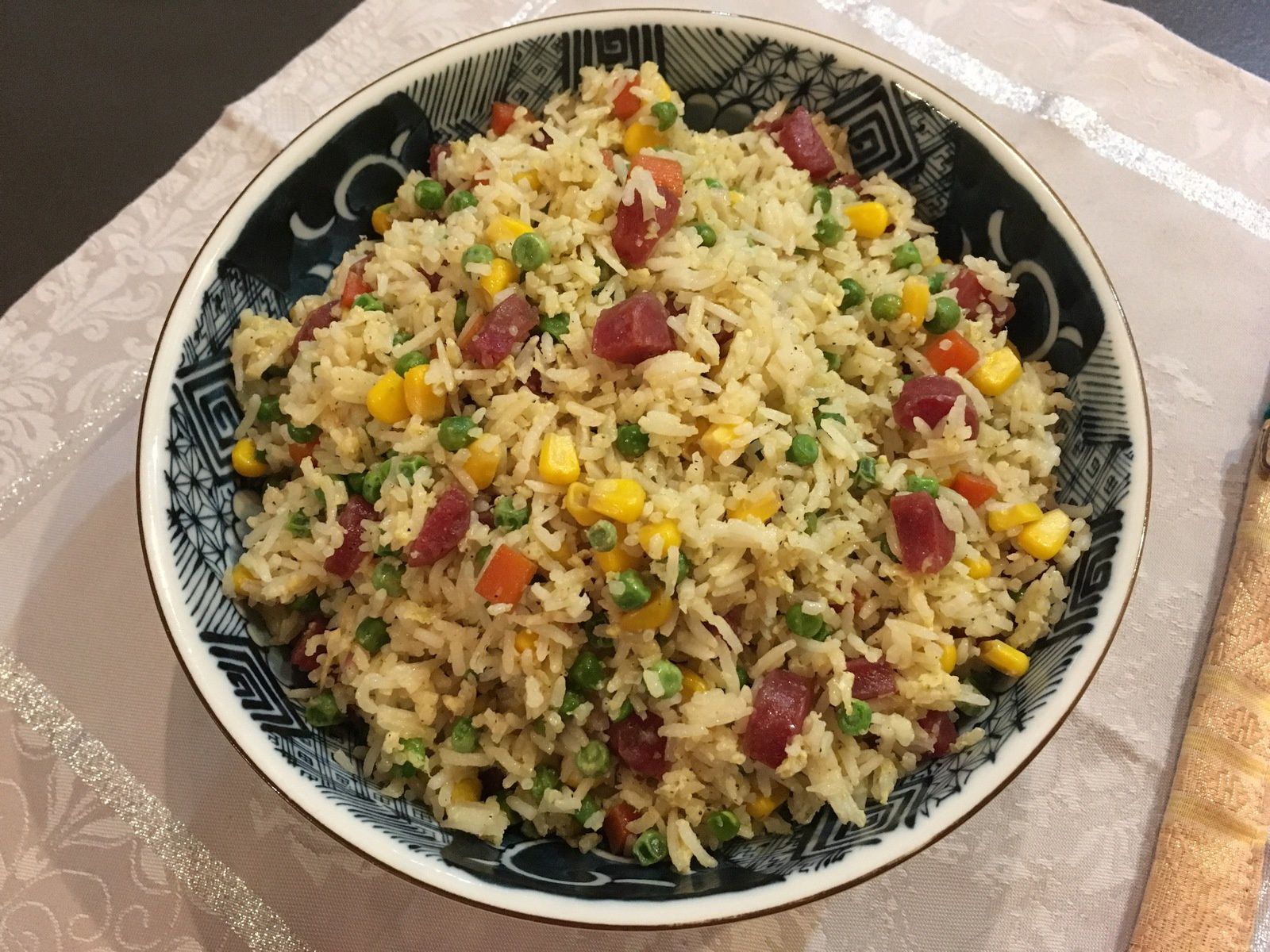 Recette : riz cantonais