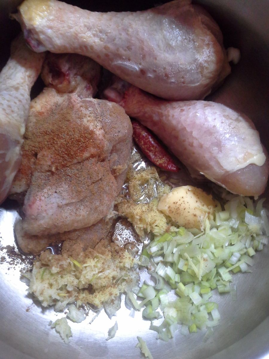 Tajine de poulet au choufleur et brocolis Cuisine Algérienne