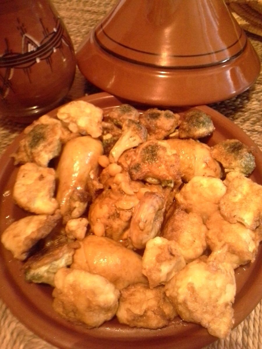 Tajine de poulet au choufleur et brocolis Cuisine Algérienne