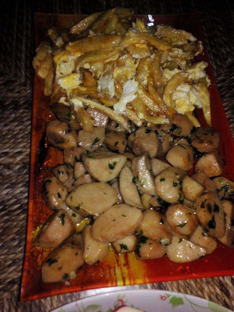 Frites-omelette aux truffes - Cuisine Algérienne