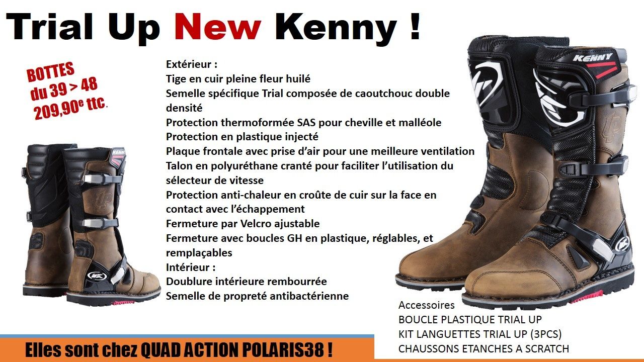 Nouvelles bottes de quad KENNY 2014 - Groupe Quad Action