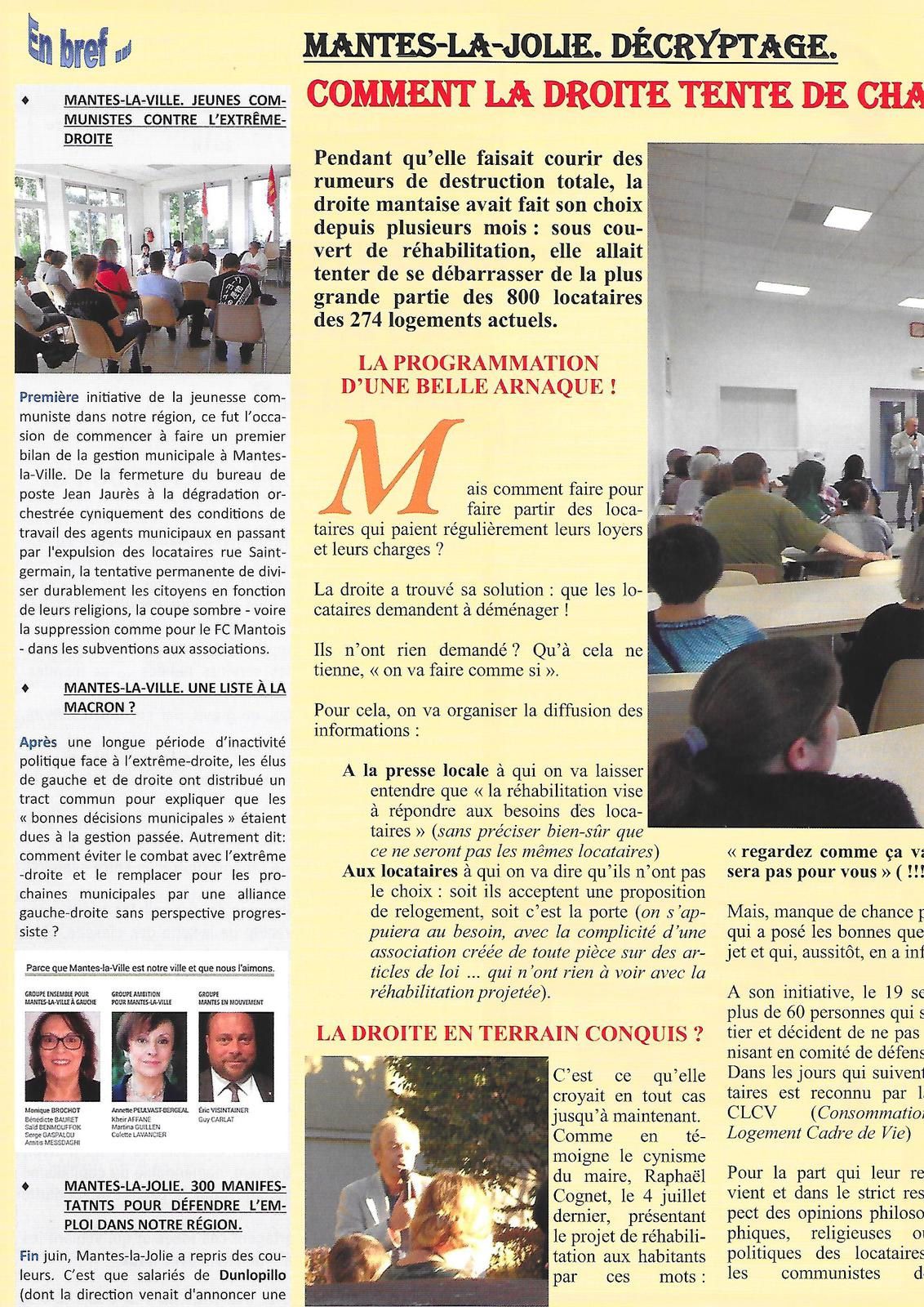 MANTES-LA-JOLIE. 300 MANIFESTANTS POUR DÉFENDRE L’EMPLOI DANS NOTRE RÉGION.