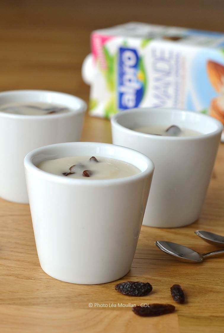 Pots de crème au lait d'amandes - Les gourmandises de Léa