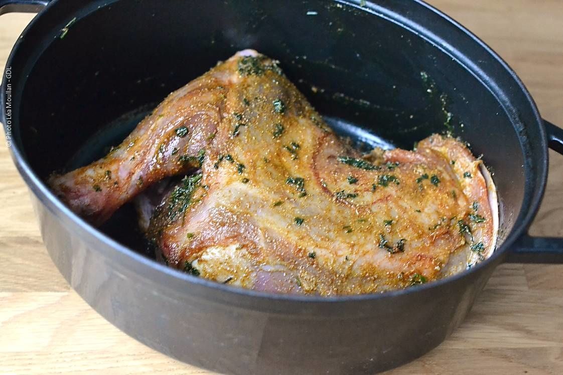 Epaule d'agneau confite aux épices - Les gourmandises de Léa