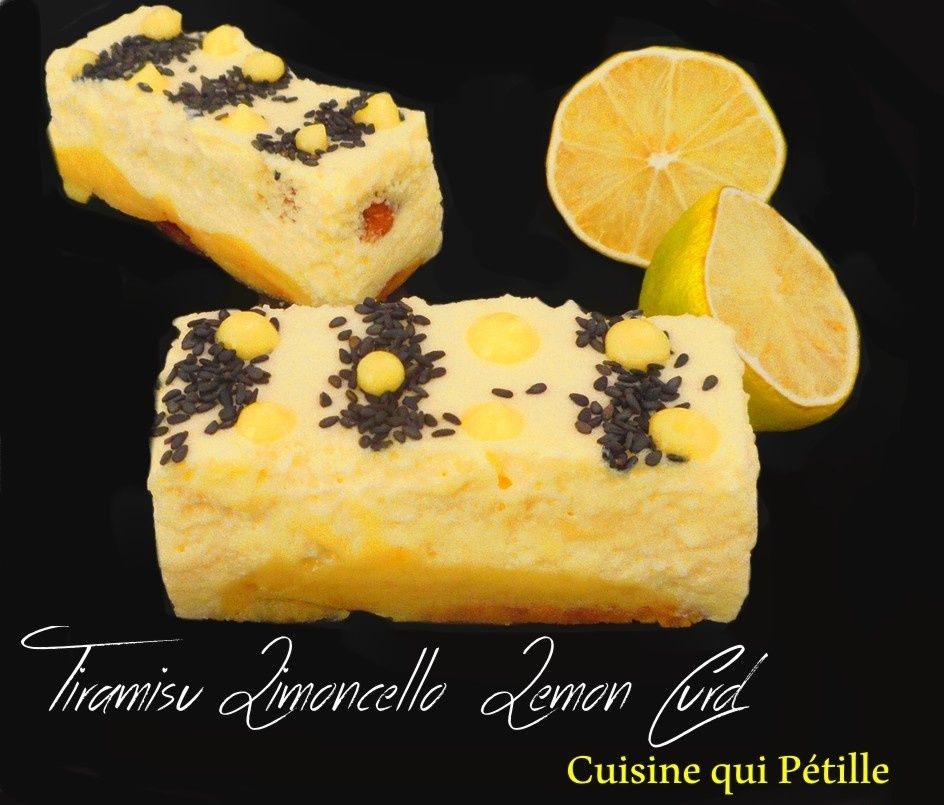 tiramisu citron lemon curd et limoncello