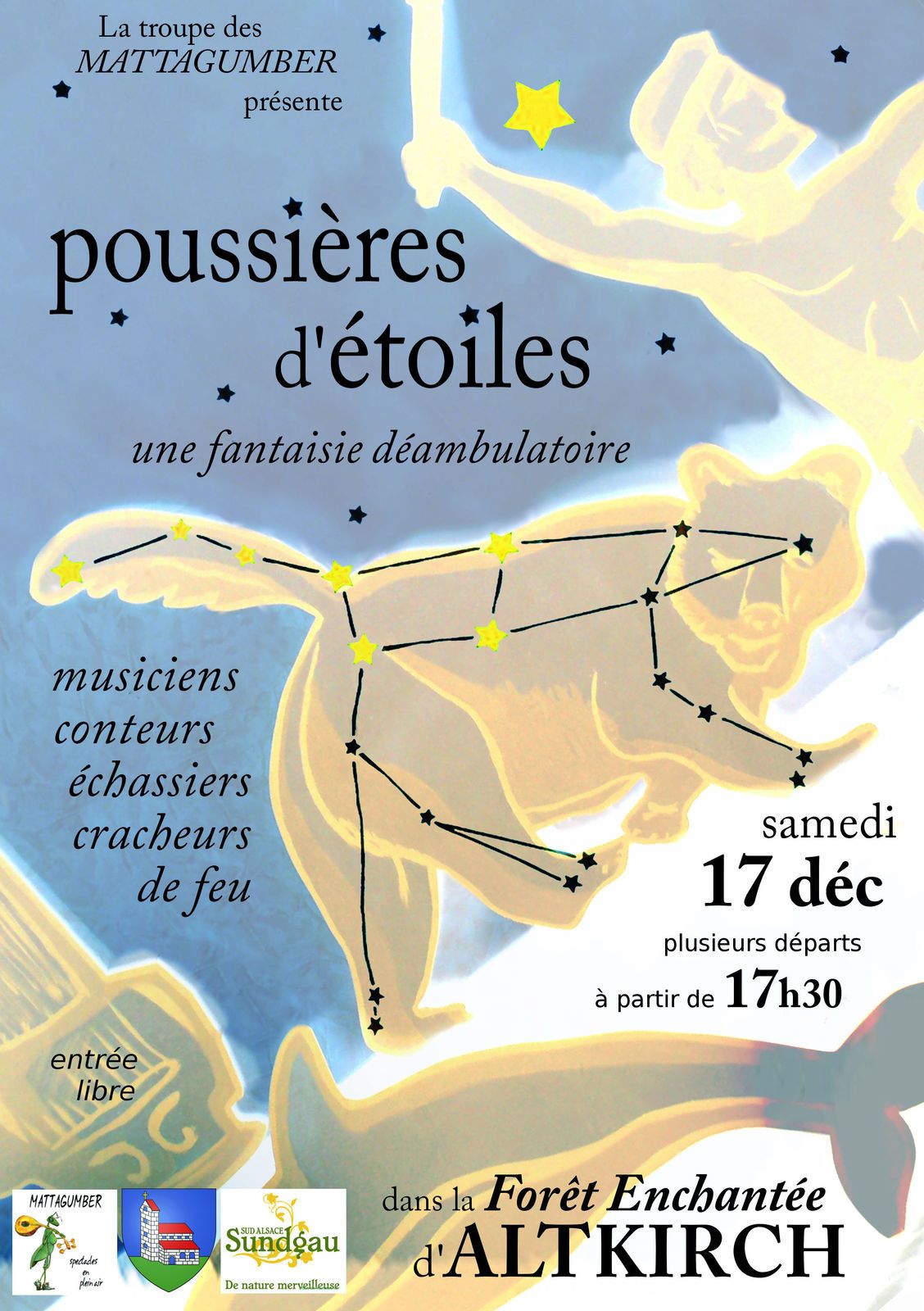 Poussières d'étoiles, fantaisie déambulatoire dans la Forêt Enchantée d'Altkirch