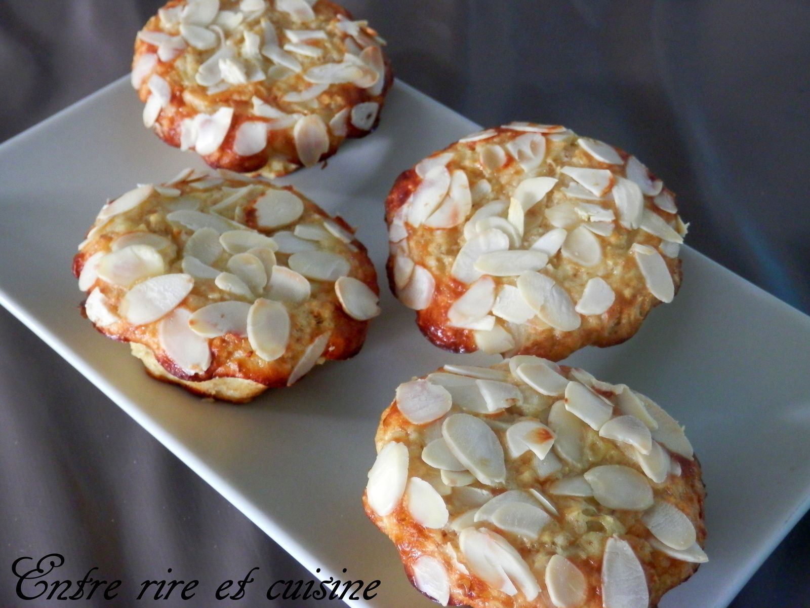 Muffins d'avoine au coeur d'abricot...tous légers