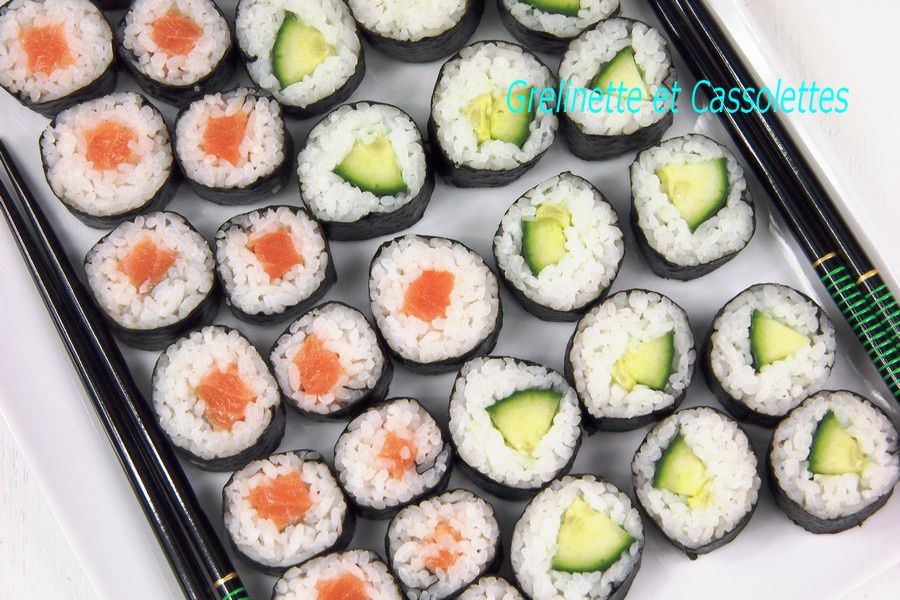 Maki Sushis et astuces inside - Grelinette et Cassolettes