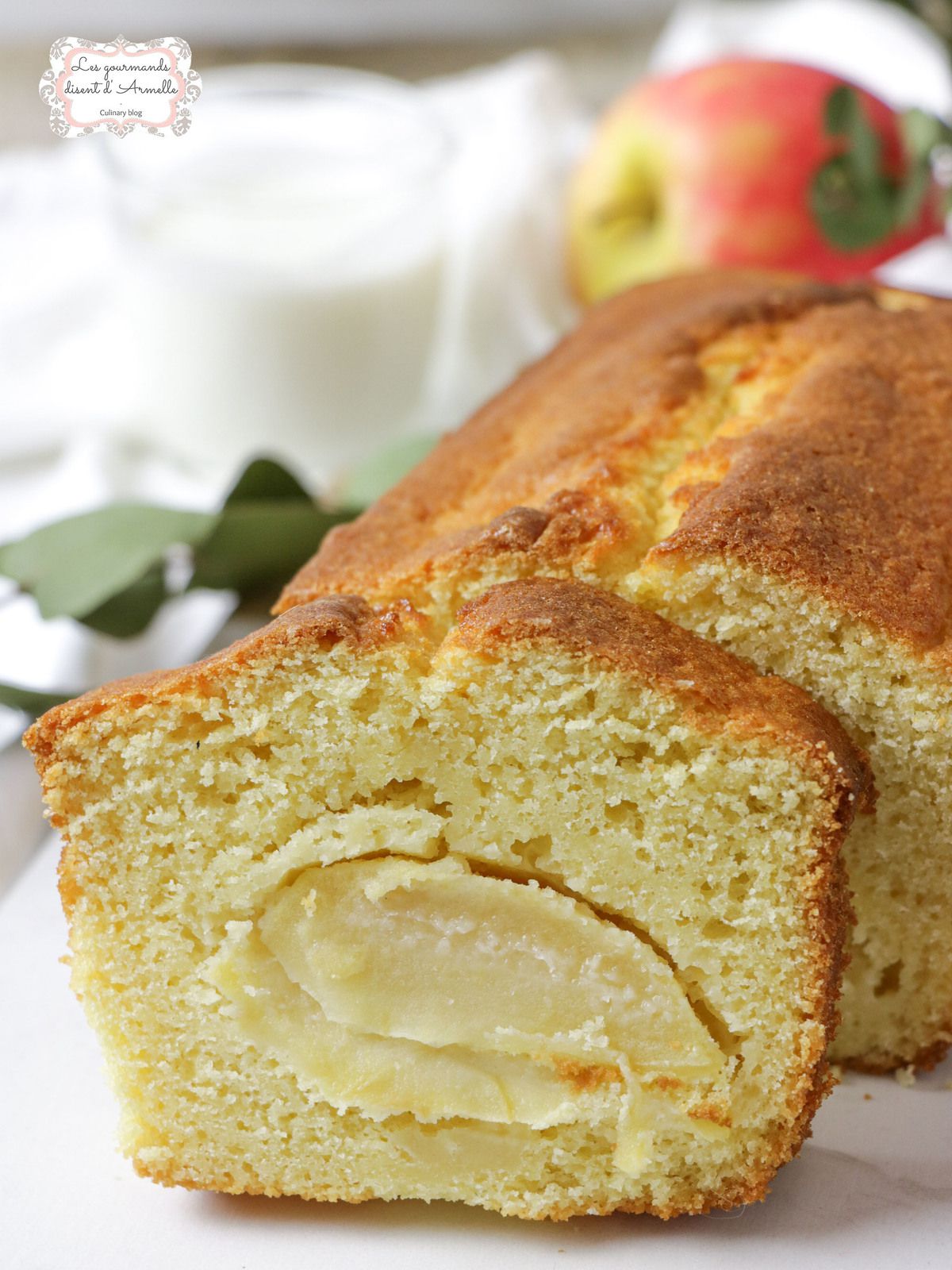 Cake Au Lait Ribot Et Coeur De Pomme Les Gourmands Disent D Armelle