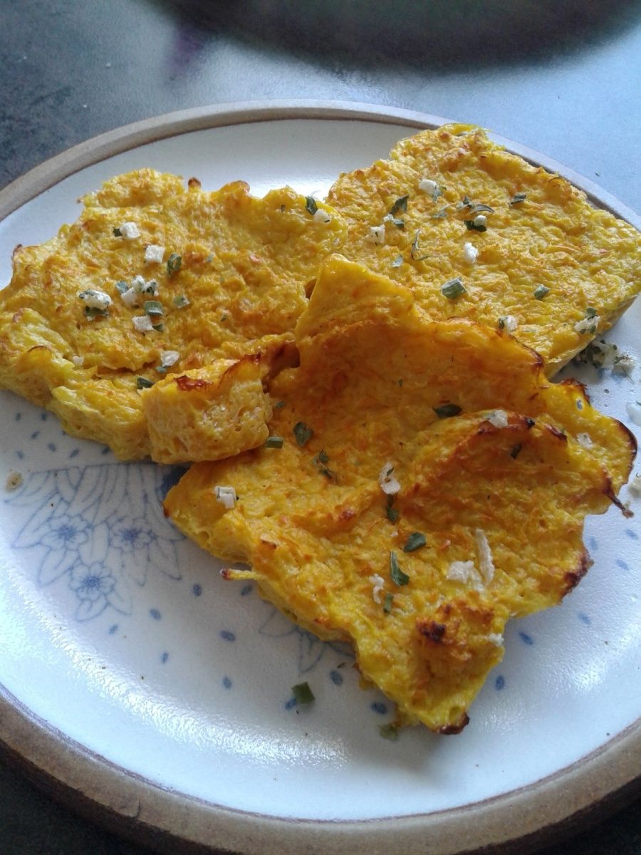 Flans de courgettes jaunes pour recette ww en JSC