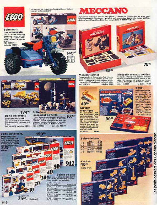 Les jouets du catalogue La Redoute 1979-80 par Nath-Didile