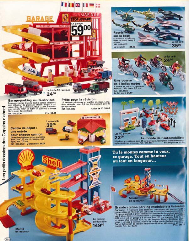 Les jouets du catalogue La Redoute 1979-80 par Nath-Didile
