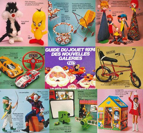 Le catalogue de jouets des Nouvelles Galeries de 1974 par Nath-Didile - Les  petits dossiers des Copains d'abord