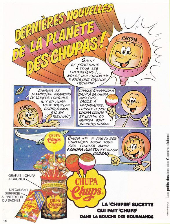 Les sucettes Chupa Chups par Nath-Didile - Les petits dossiers des Copains  d'abord