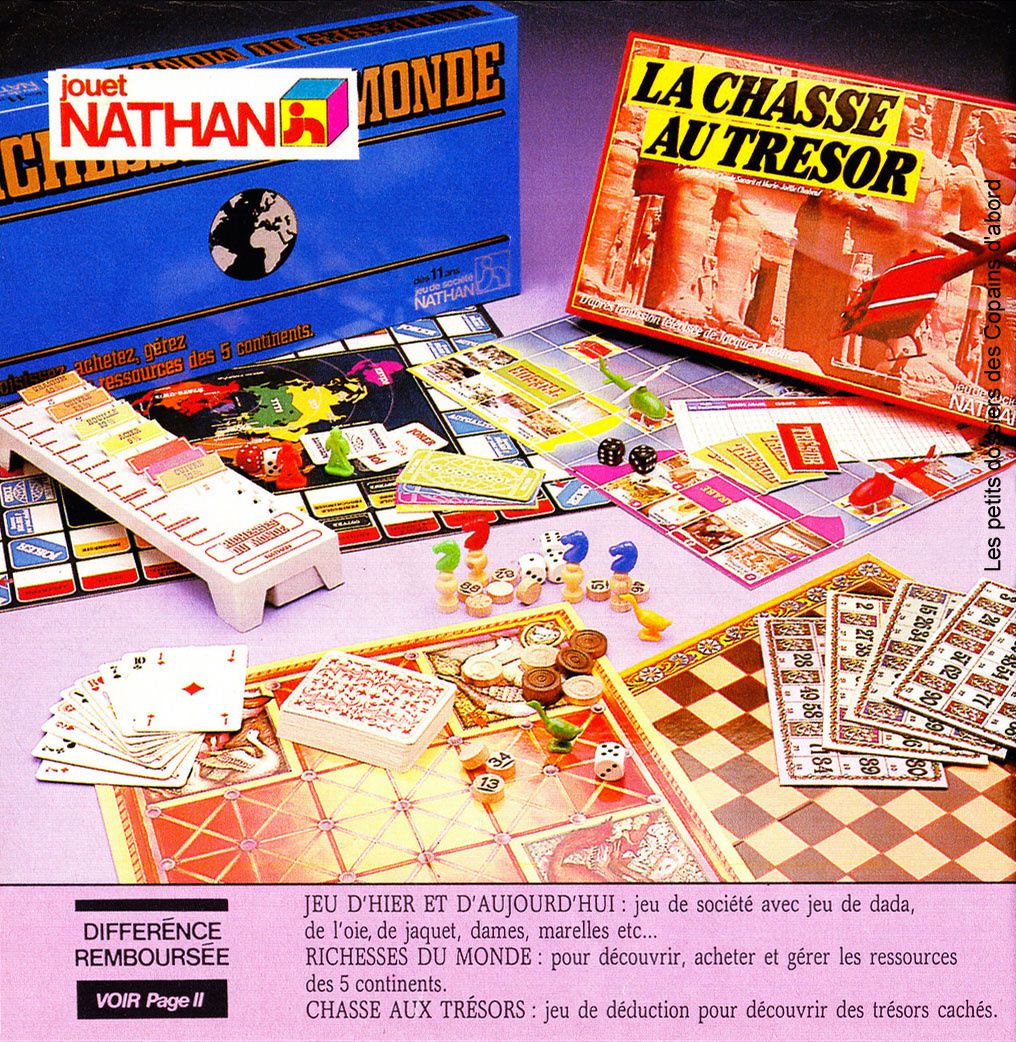 Le catalogue de jouets BHV de 1984 par Nath-Didile