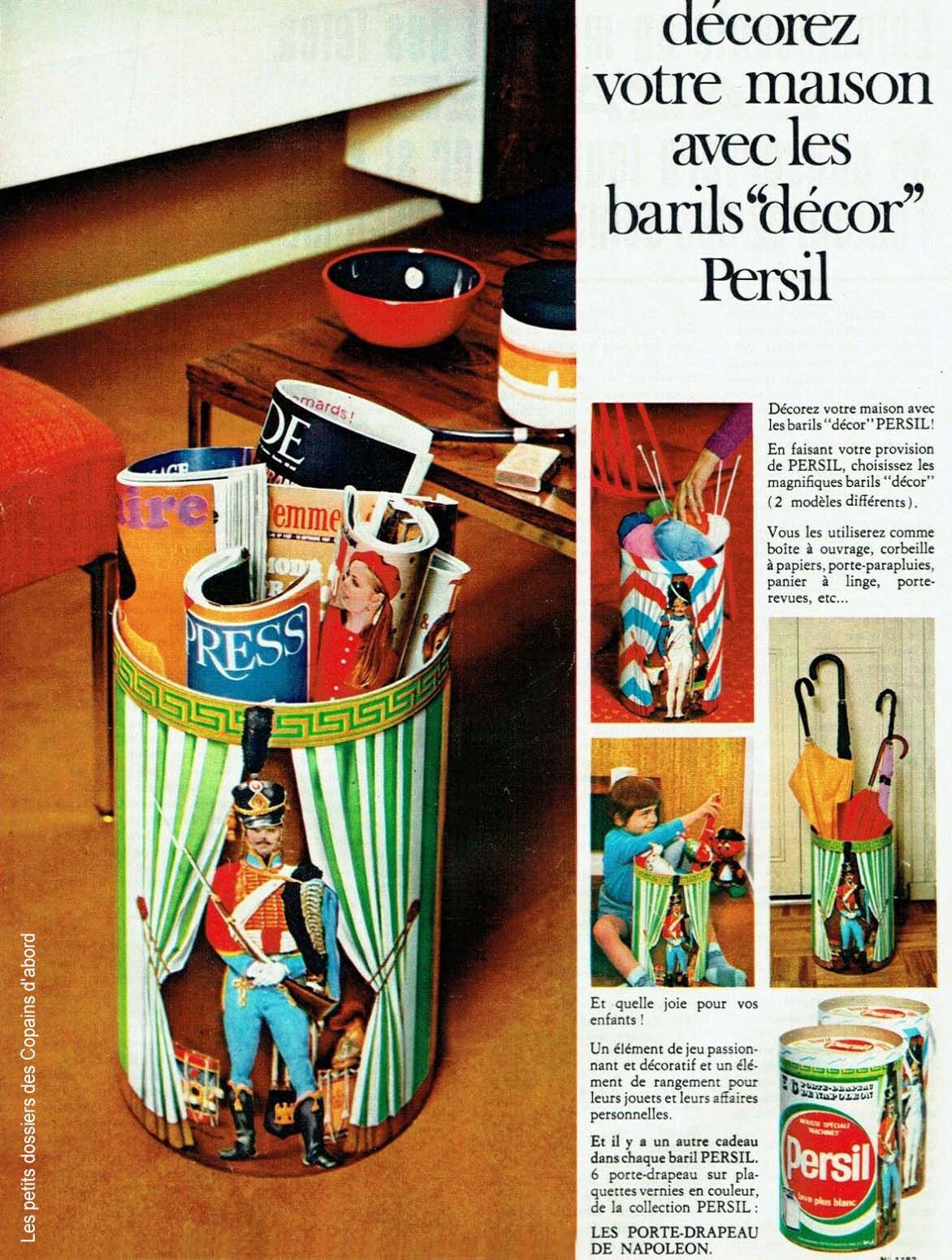 Les barils de lessive décorés des années 70 par Nath-Didile - Les petits  dossiers des Copains d'abord