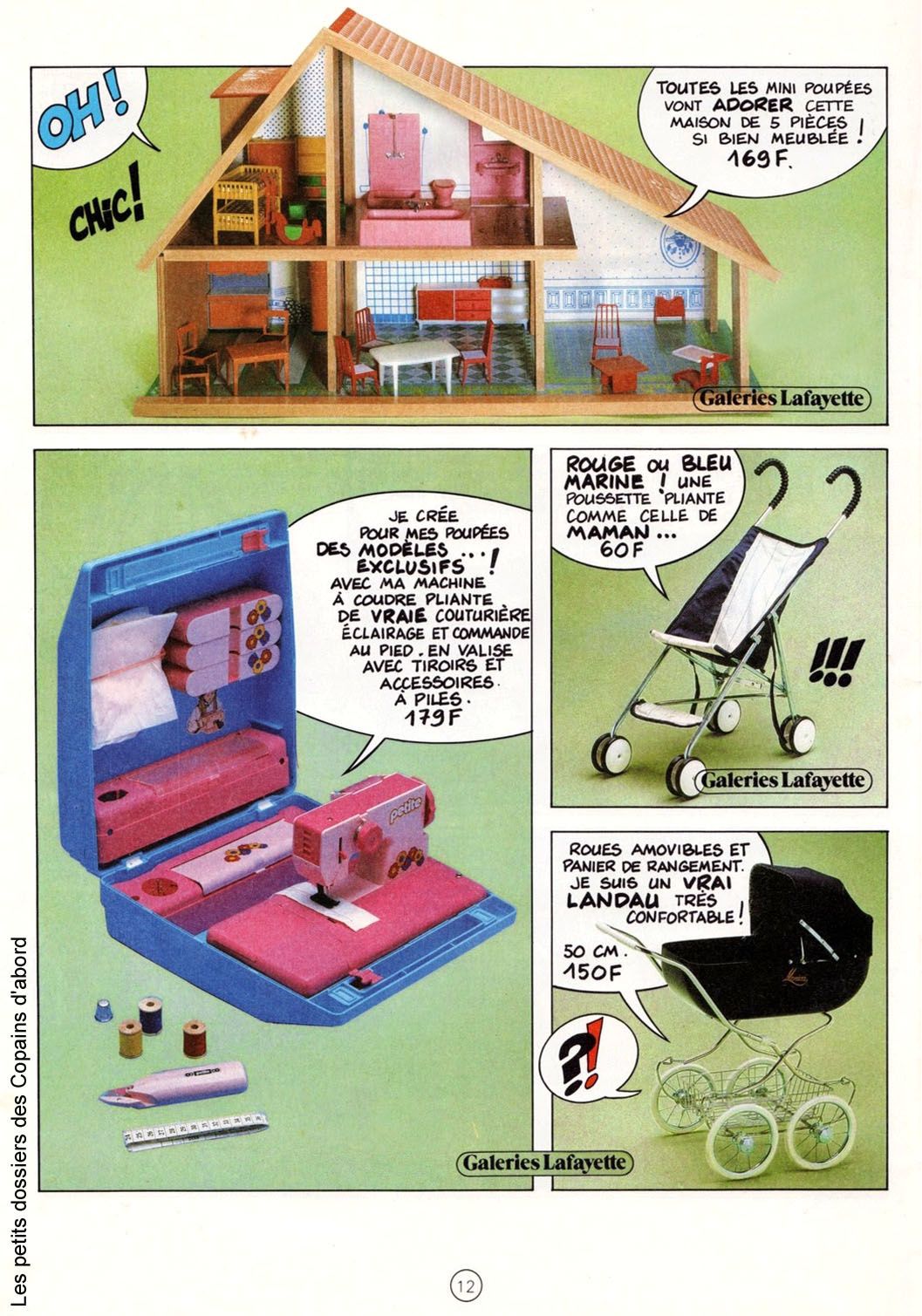 Le catalogue de jouets des Galeries Lafayette de 1981 par Nath-Didile - Les  petits dossiers des Copains d'abord