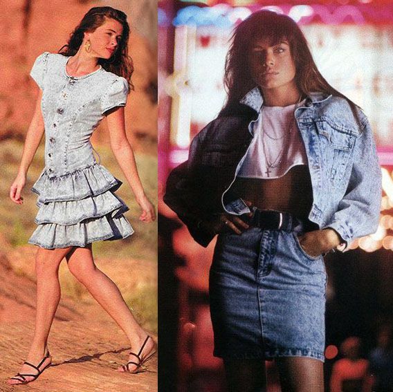 La mode du jean neige en 1988 par Nath-Didile - Les petits dossiers des  Copains d'abord