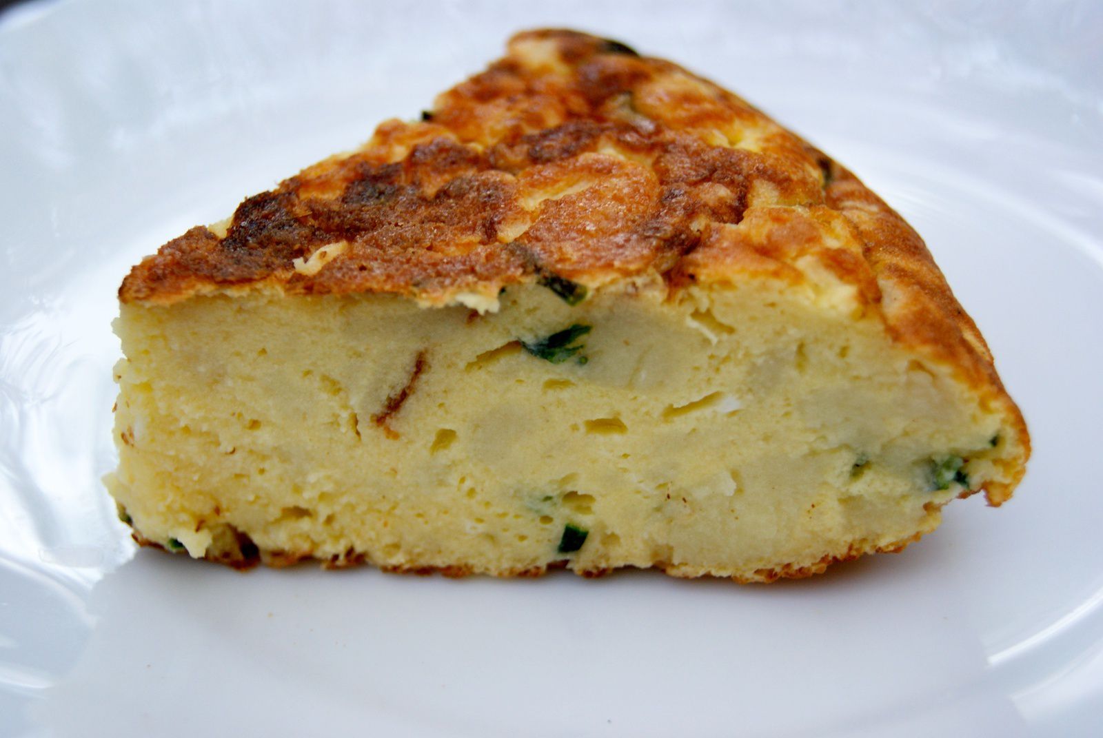 Omelette purée pommes terre