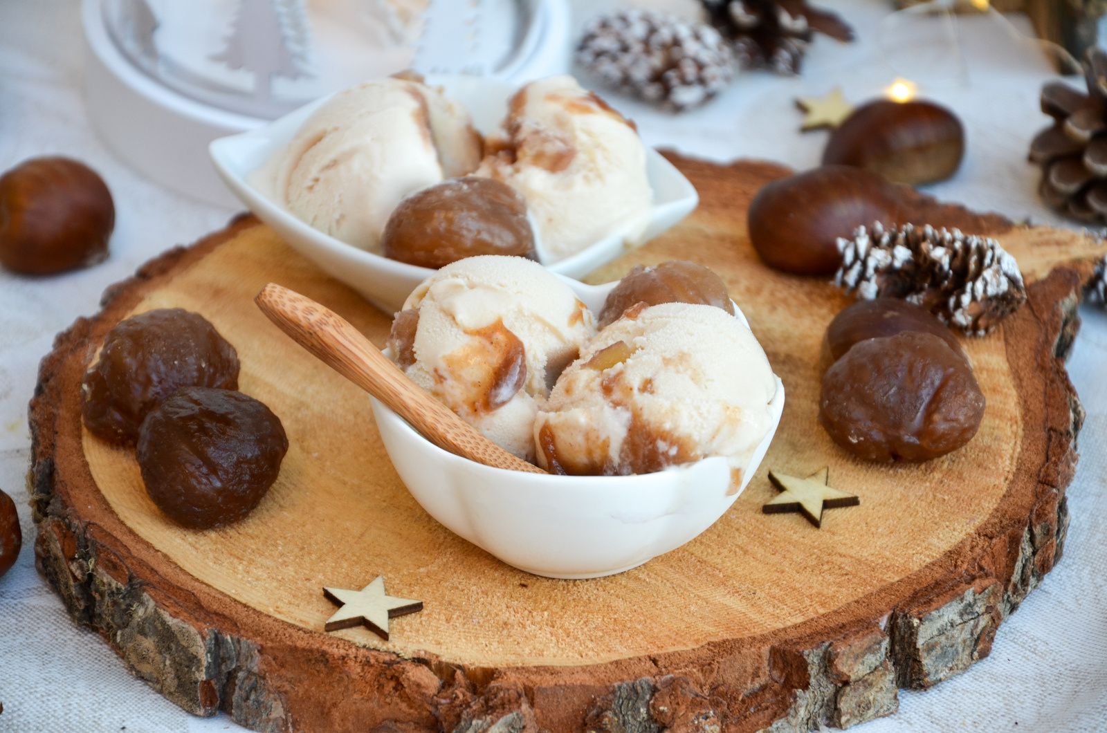 Glace à la crème de marron - La p'tite cuisine de Pauline