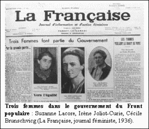 Les 3 ministres de Léon Blum
