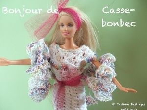 TRICOT jupe a volant de chez Laramicelle Creativ idees le blog de Casse bonbeca