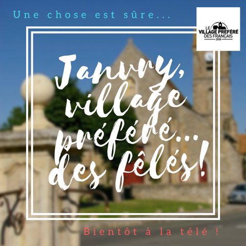 janvry village préféré des francais ,les chinois arrivent ! et les créatifs se déchainent