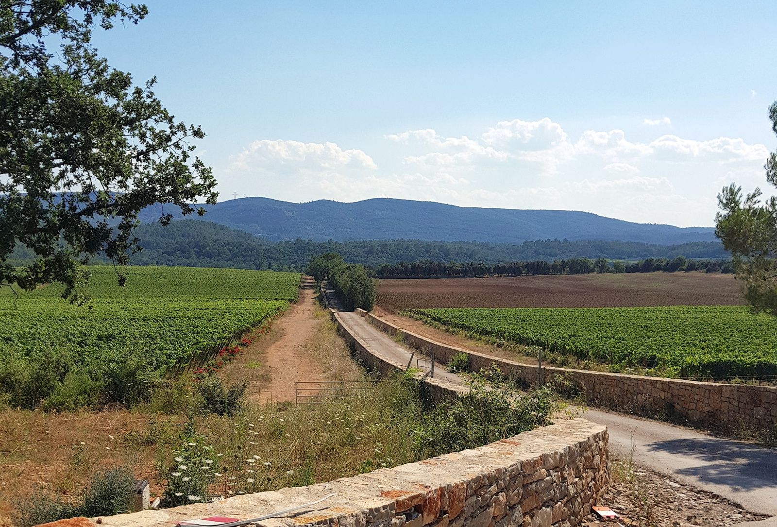 la tablette de l'autre coté du miroir exactement