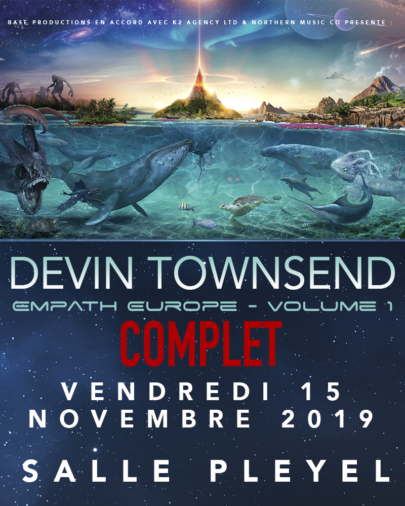 COMPLET! Devin Townsend jouera à Pleyel à guichet fermé / ACTUALITE CONCERTS