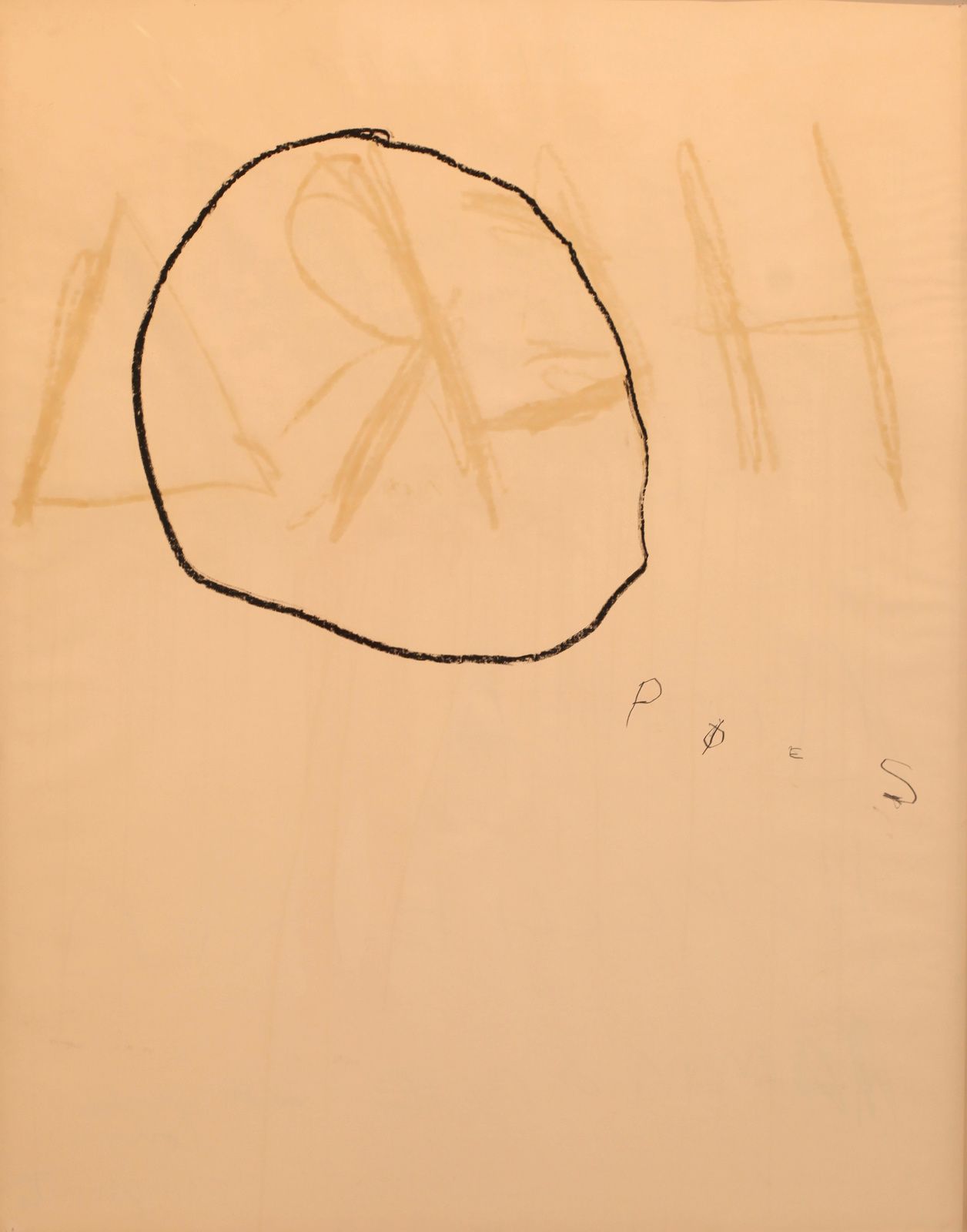 "Opheus", 1979 de Cy TWOMBLY - Gallery GARGOSIAN © Photo Éric Simon