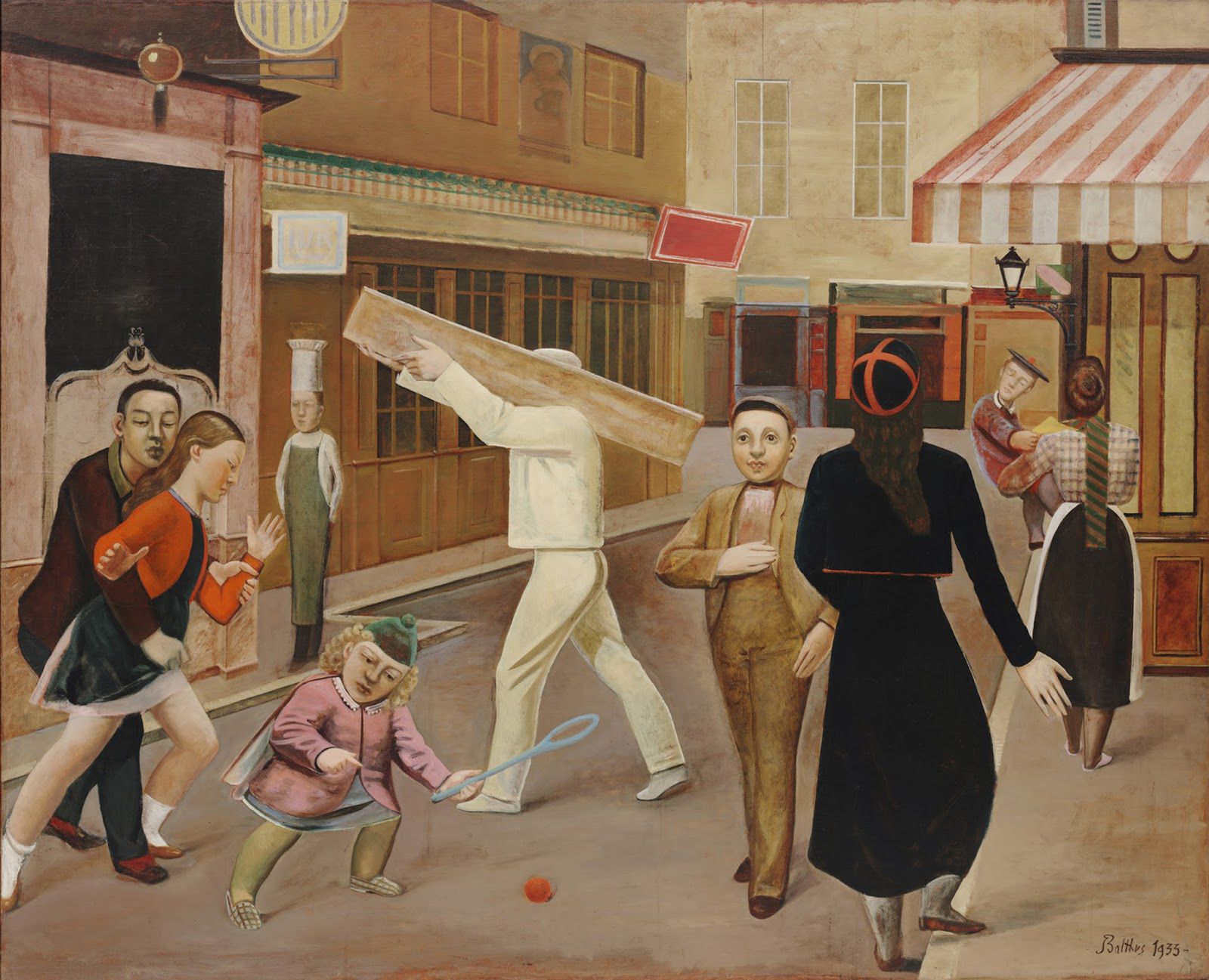 "La rue", 1933 de Balthus - Courtesy MOMA, New York