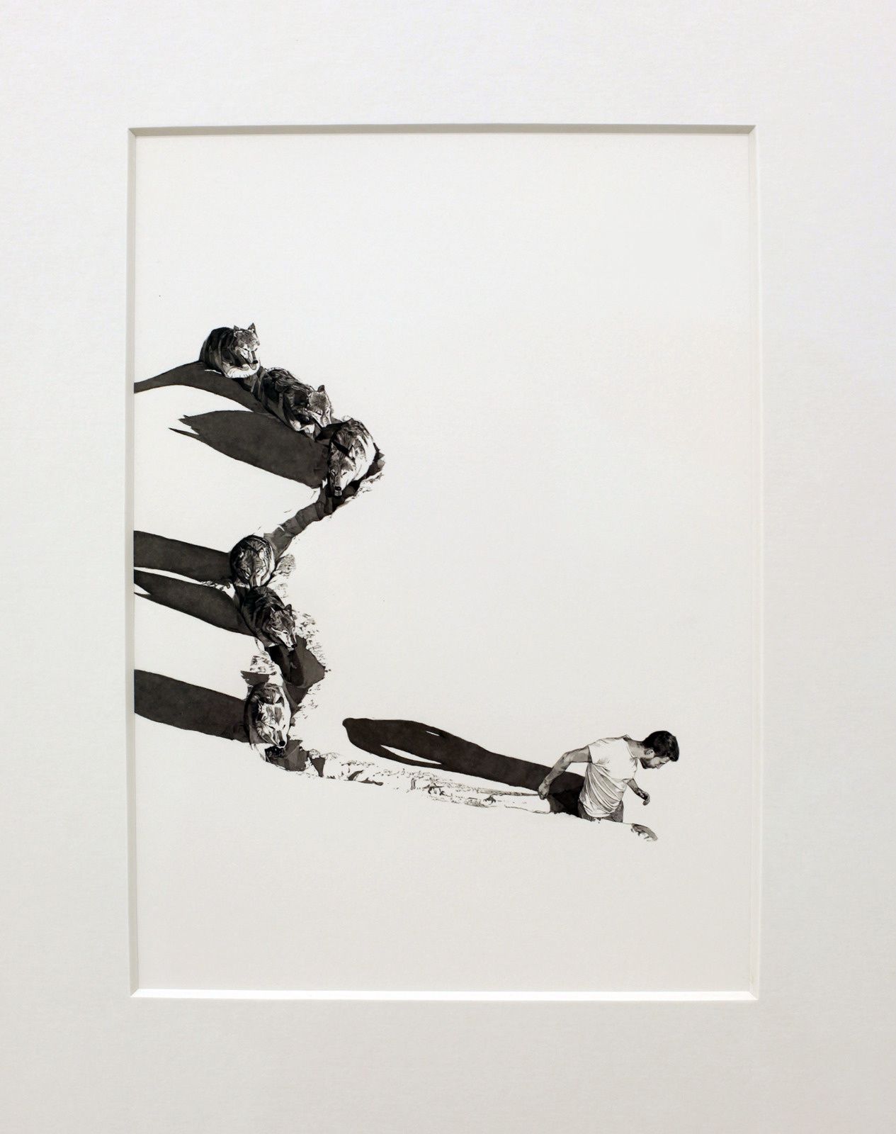 "Jamais seul", 2018 de Fabien MÉRELLE - Courtesy Galerie PRAZ-DELAVALLADE PARIS © Photo Éric Simon