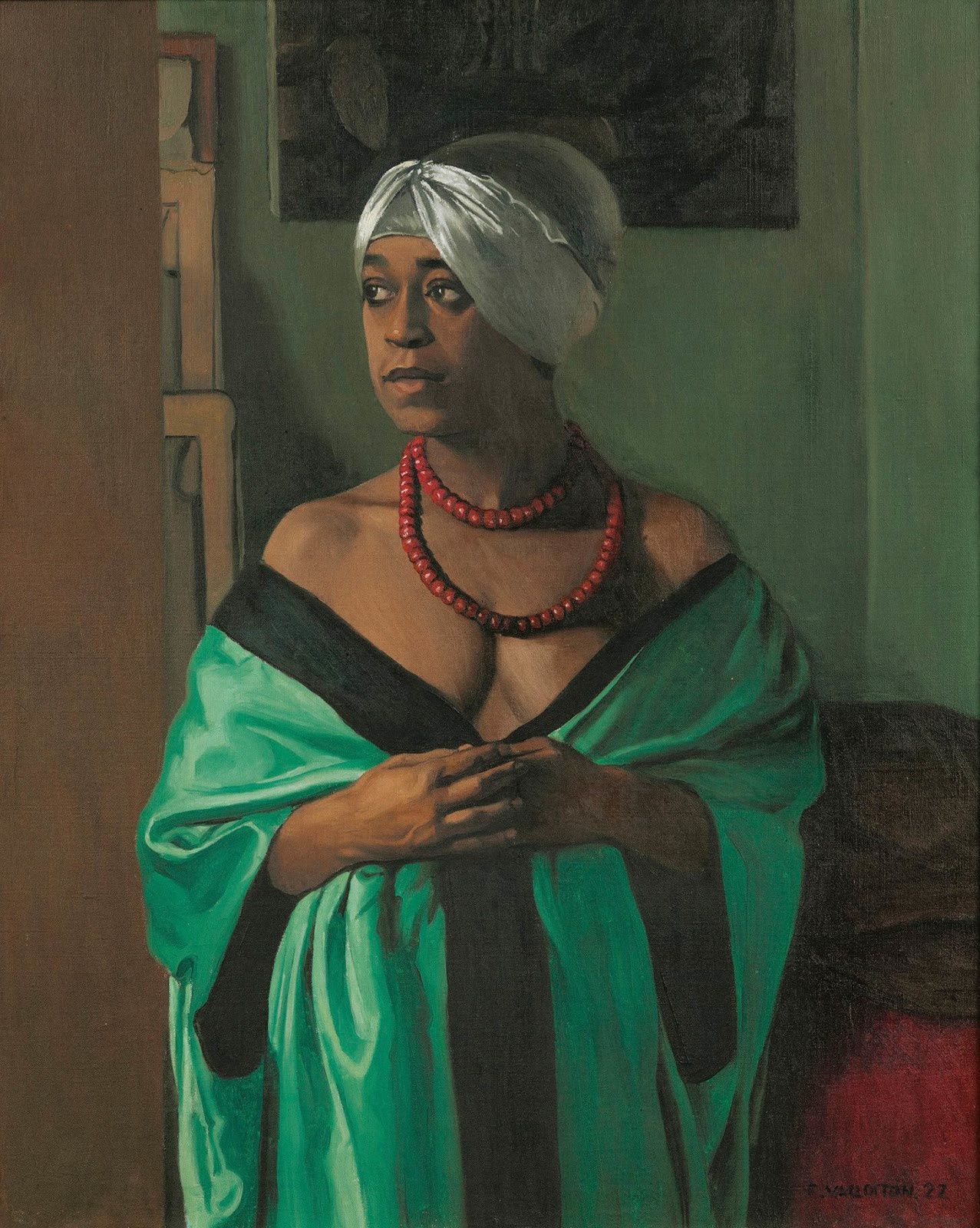 "Aïcha", 1922 de Félix VALLOTTON © collection particulière.
