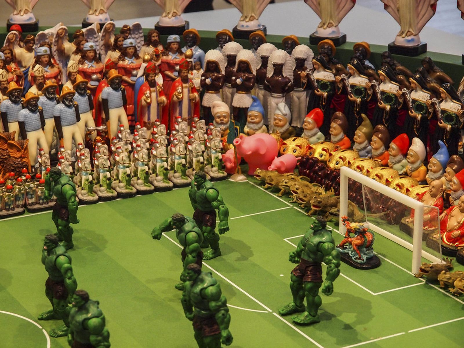 Détail " Maracana", 2003 de Nelson LEINER