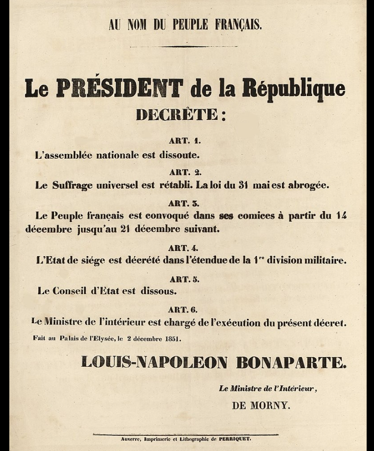 coup débat, Napoléon III, George Sand, désillusion