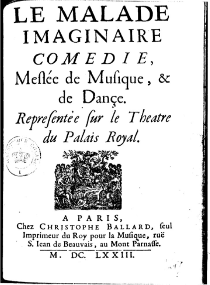La structure du « malade imaginaire » de Molière - Gazette littéraire