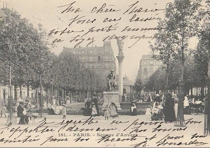 Square d'Anvers. Montmartre. Place d'Anvers.