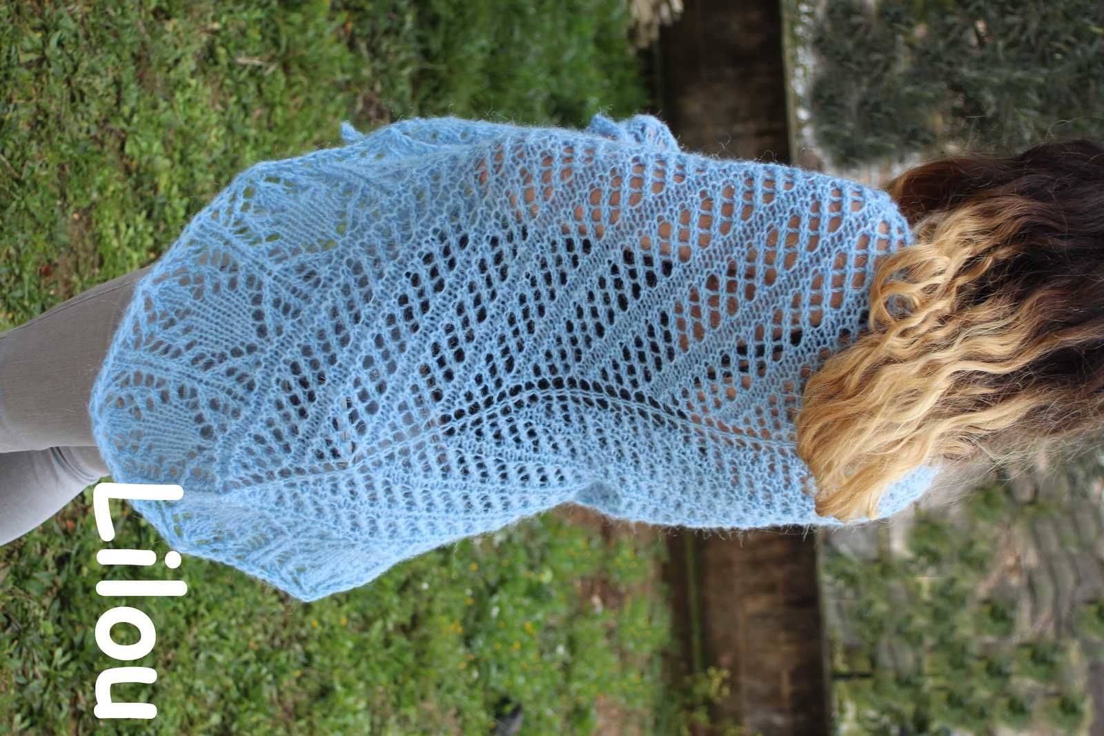 Modèle Châle Tricot Femme Gratuit à Télécharger Châle femme au tricot - Glam Shells DIY modele tuto gratuit - Fils de