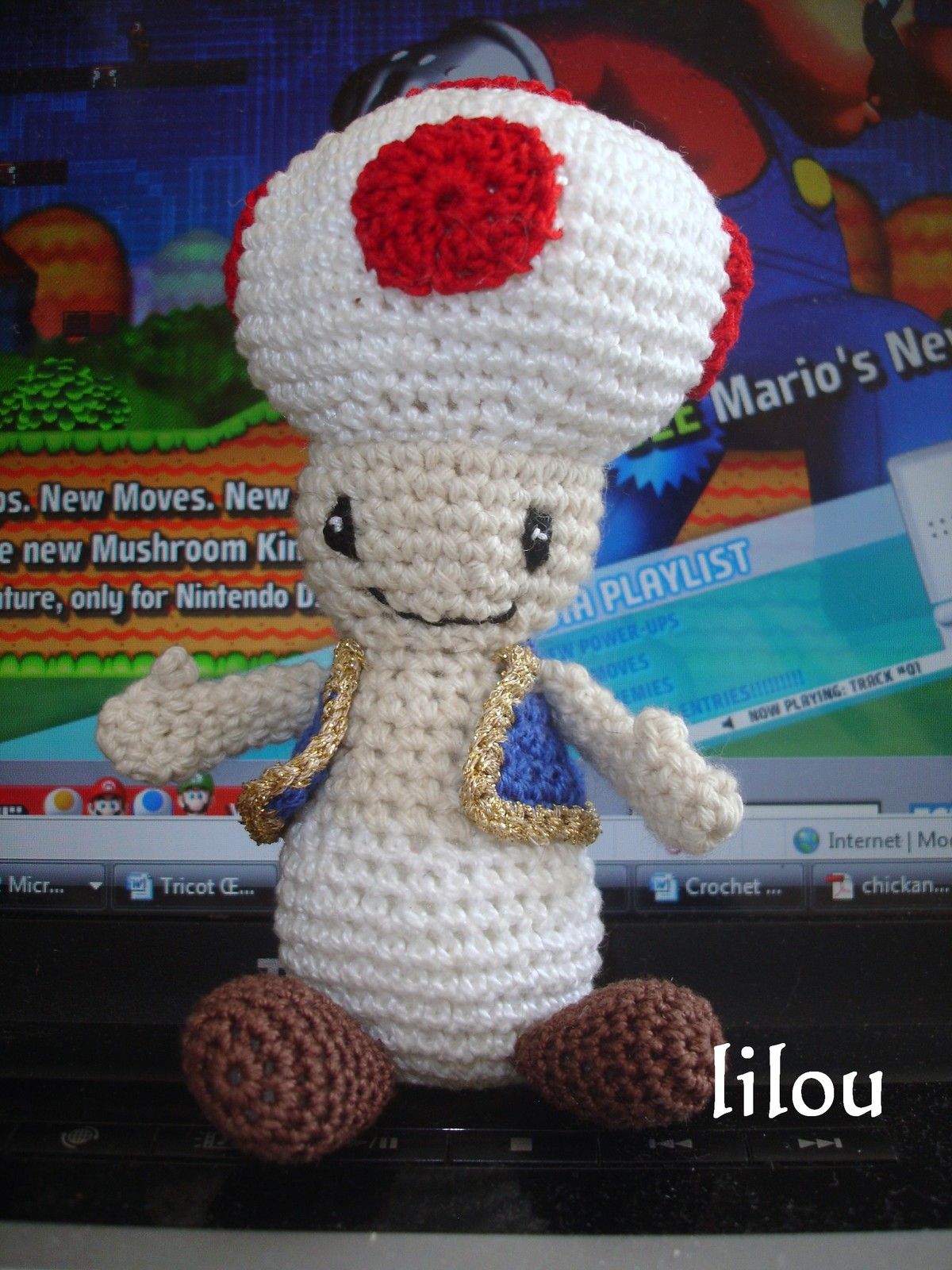 Toad au crochet DIY modele tuto gratuit - Fils de Lilou - tricot, crochet,  dentelle, couture, broderie, tuto modele gratuit