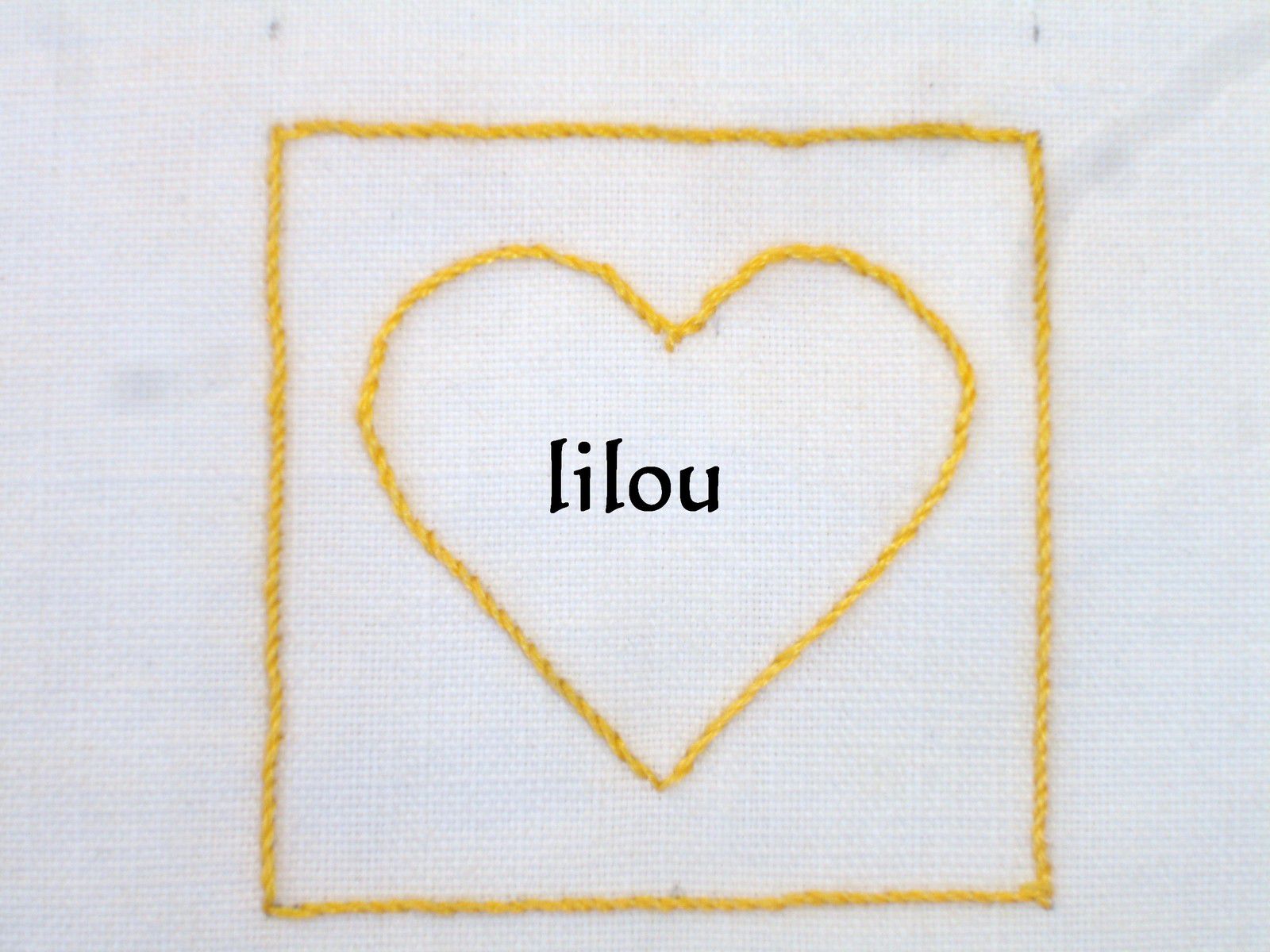 Le cahier d'écolière - Point de Tige