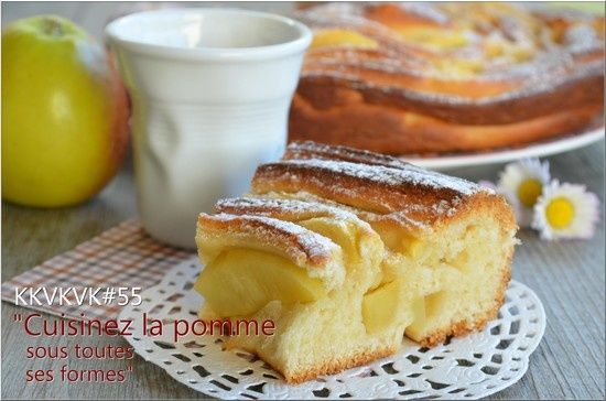 Tarte briochée à la pomme KKVKVK # 55 