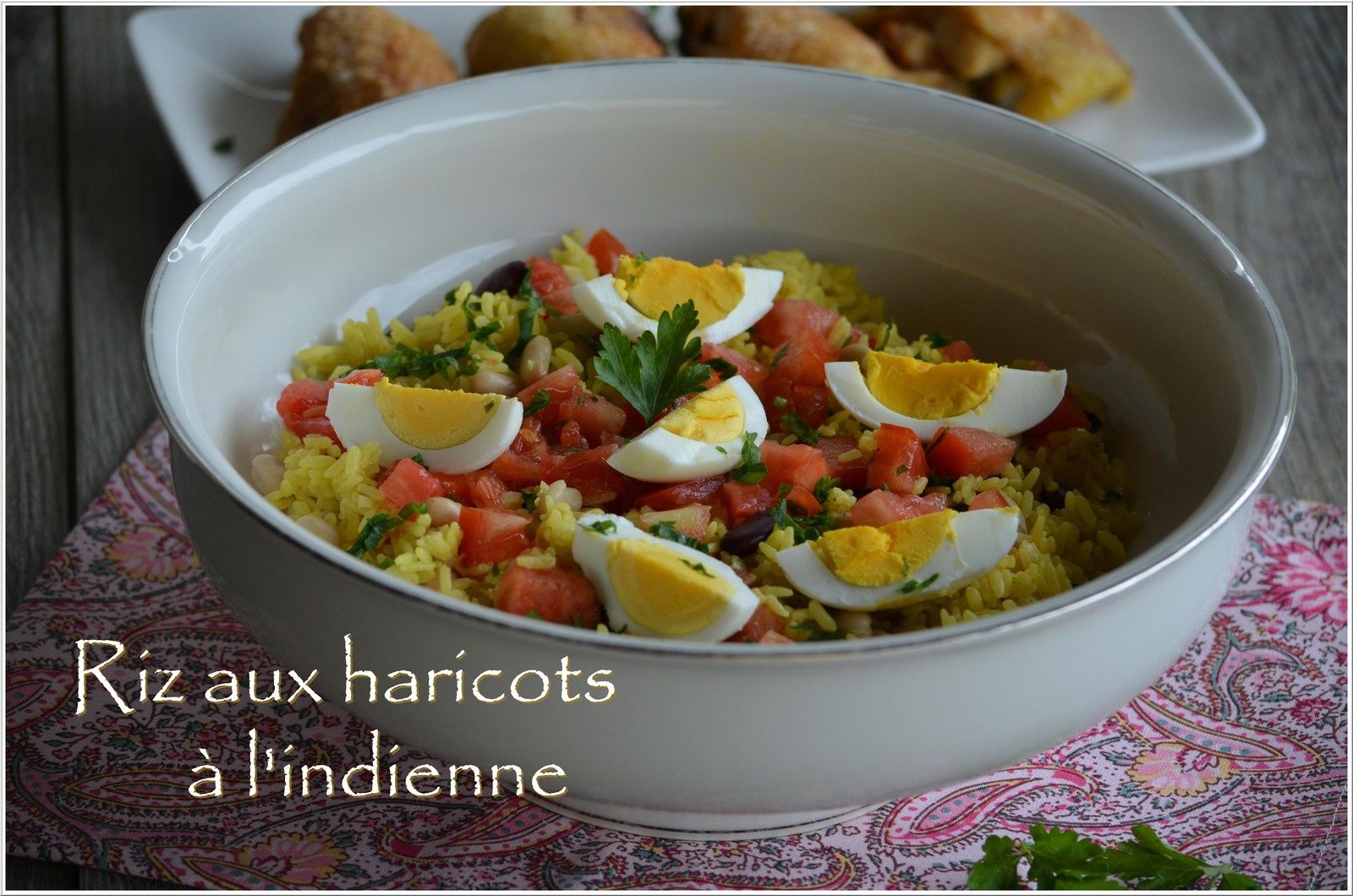 Riz aux haricots à l'indienne