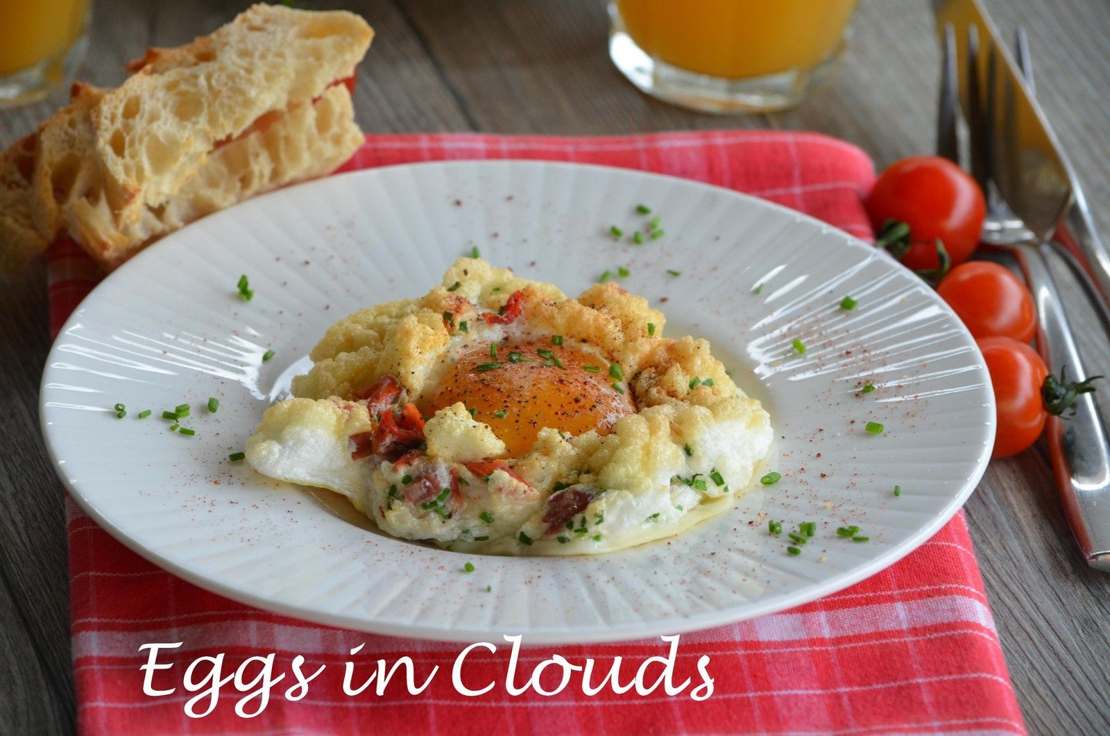 Eggs in clouds Foodista Challenge # 3