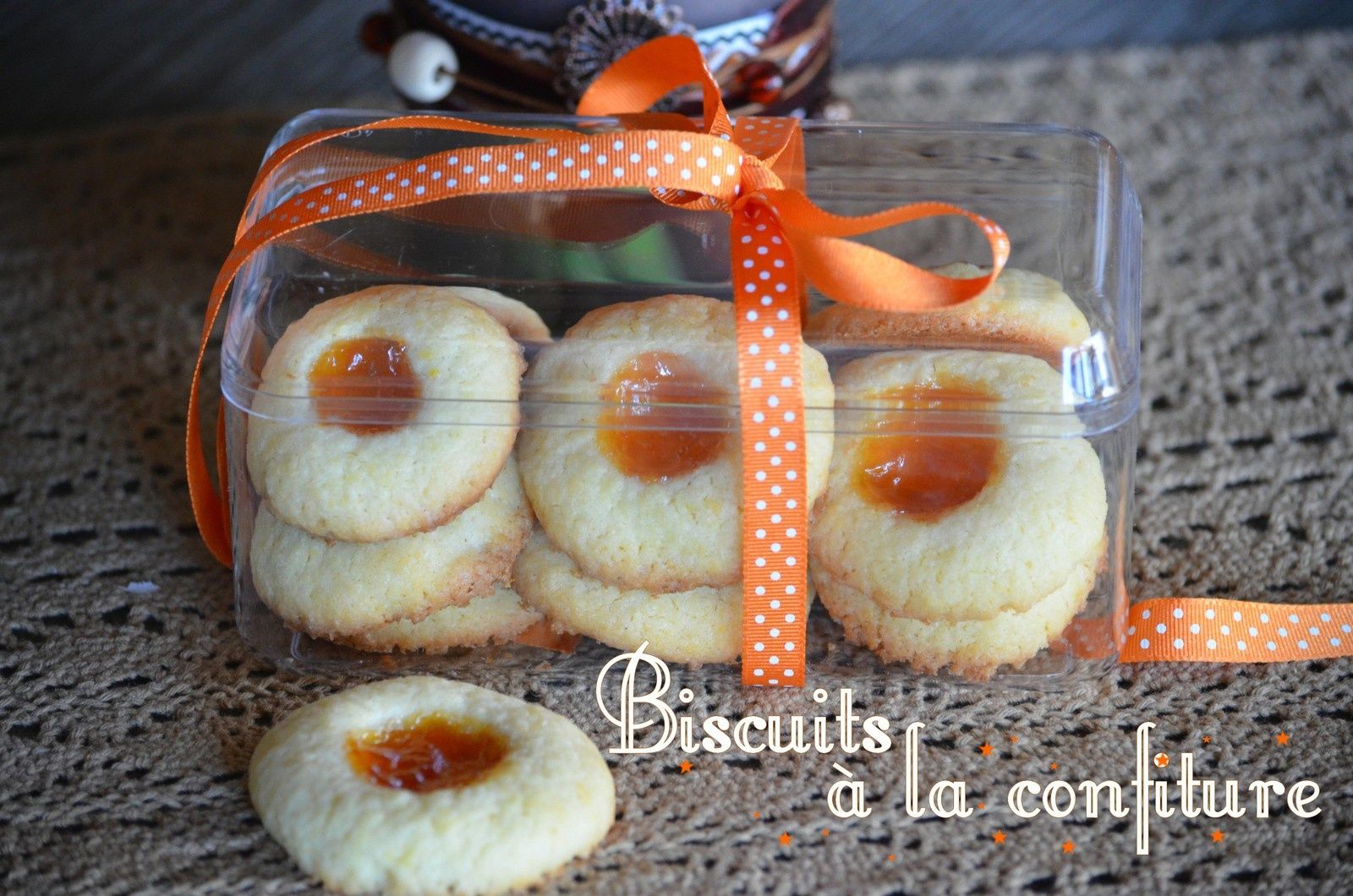 Biscuits à la confiture