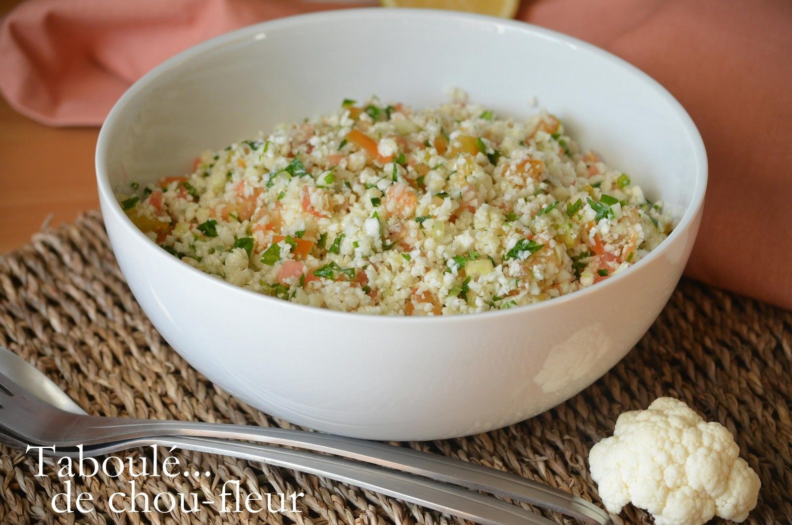 Taboulé de chou-fleur {Escapade en cuisine}
