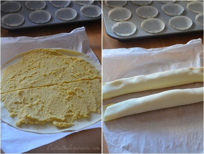 Cupcakes feuilletés des rois à la crème d'amande