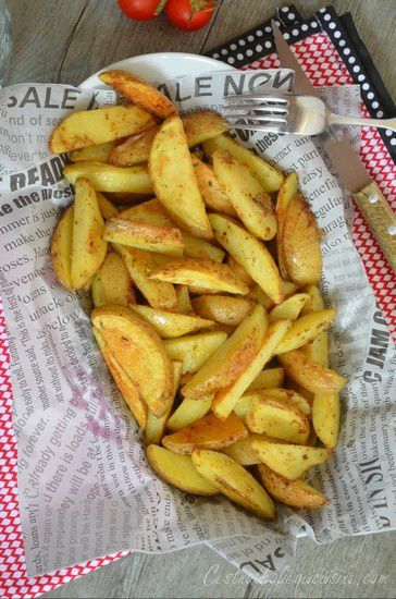 Potatoes ou frites au four - Le blog de C'est Nathalie qui cuisine