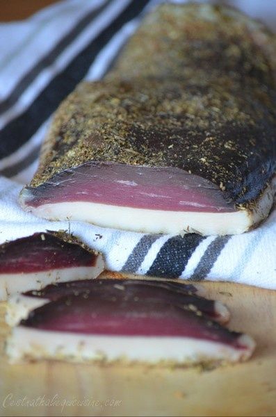 Magret de canard séché maison