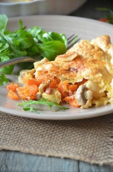 Chicken pie aux carottes